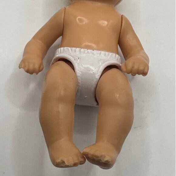 Barbie Doll Krissy Skipper Babysitter Baby Dolls Set Of 2 Diapers & Red Shoes - Picture 4 of 4